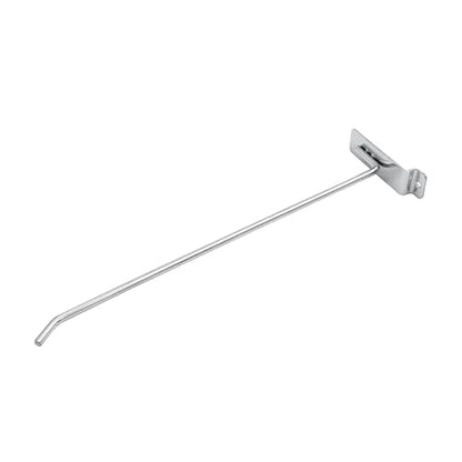 SSWBasics 12" Slatwall Hooks - Chrome - Pack of 50