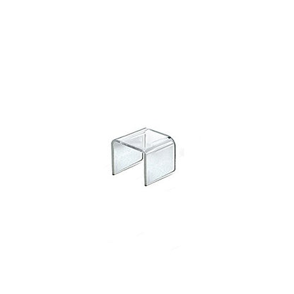 Azar Displays 515330 2" Square Acrylic Riser, clear (4 Pack) - size: 2 X 2