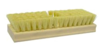 Weiler 72058 8" Square End Scrub Brush, with Threaded Handle Hole, 1" Trim, White Tampico Fill (Pack of 12) - size: 8" Block, 1" Trim Length, style: White Tampico