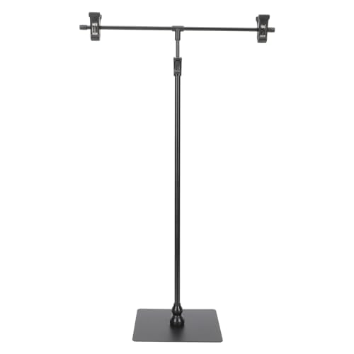 Zerodeko Adjustable T-Shaped Poster Stand Retractable Advertising Display Stand for Tabletop Height Adjustable Sign Holder for Store Signs Office Displays and Event
