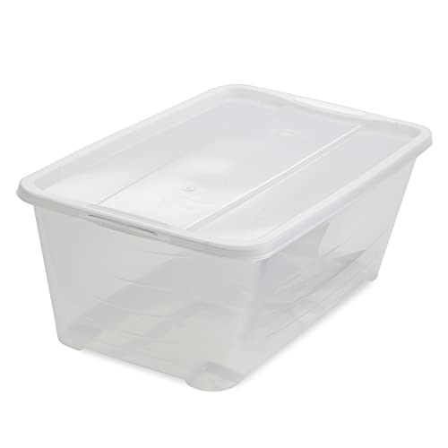 Life Story 40 Pack Stackable Shoe Boxes, 6 Liter Plastic Storage Organizers