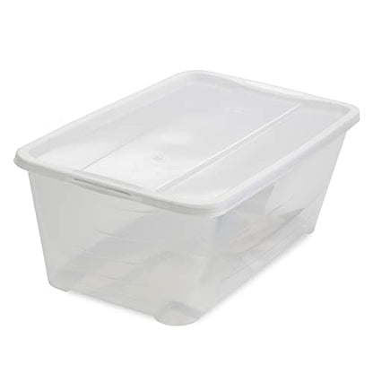 Life Story 40 Pack Stackable Shoe Boxes, 6 Liter Plastic Storage Organizers
