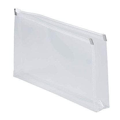 JAM PAPER Plastic Envelopes with Zip Closure - #10 Booklet Wallet - 5 x 10 - Clear - 12/Pack - color: Clear, size: #10 Business Size