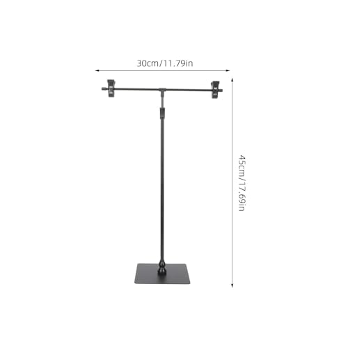 Zerodeko Adjustable T-Shaped Poster Stand Retractable Advertising Display Stand for Tabletop Height Adjustable Sign Holder for Store Signs Office Displays and Event