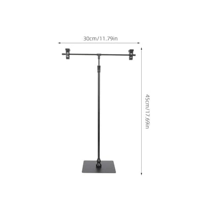 Zerodeko Adjustable T-Shaped Poster Stand Retractable Advertising Display Stand for Tabletop Height Adjustable Sign Holder for Store Signs Office Displays and Event