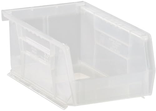 HE HUDSON EXCHANGE 7.5" x 4" x 3" Plastic Stackable Storage Bin, Clear - color: Clear, size: 1 Pack