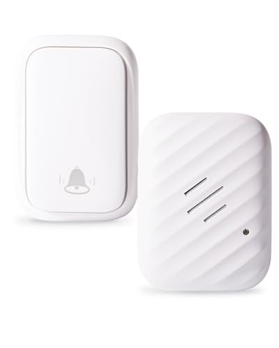 Wireless Doorbell, Battery Free Door Chime, 600ft, 38 Chimes, IP68