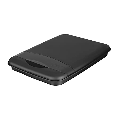Rev-A-Shelf 35 Quart Garbage Can Lid for Base Kitchen and Bathroom Cabinet, Replacement Plastic Trash Bin Lid Only, Black, RV-35-LID-18-1 - color: Black, size: 35 QT