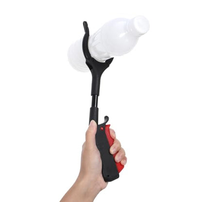 Gjinxi Pickup Sticks Reacher Tool 2 Pack 11" Telescoping Grabber with 360 Rotating Jaw & Hook, Anti-Slip Reachers and Grabbers for Seniors, Trash Picking, Surgery Recovery, Claw Grabber Pickup Tool