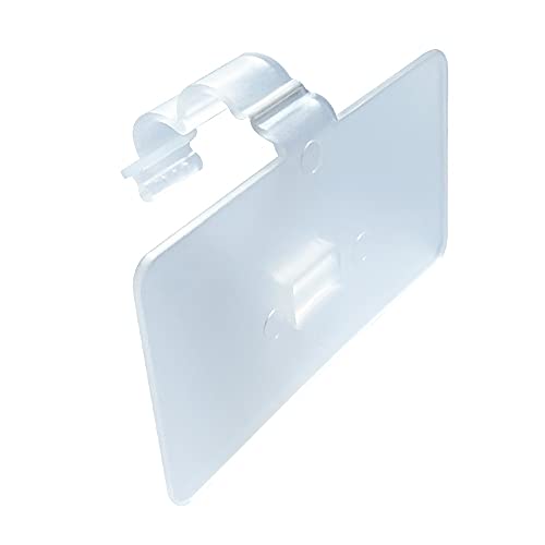 Retail Shelf Sign, Wire Cooler Clip Tag Holder, 3W 1.25H 50 Pack - size: 50 Pack