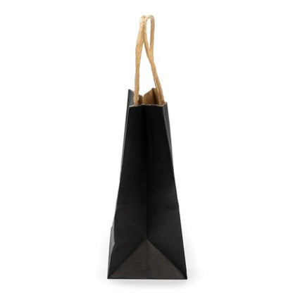 ClearBags Paper Merchandise Handle Bags (Black, 4 3/4 x 2 15/16 x 6 1/2) - color: Black, size: 4 3/4 x 2 15/16 x 6 1/2