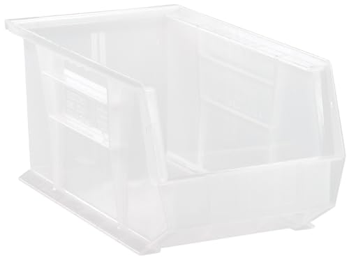 HE HUDSON EXCHANGE 15" x 8" x 7" Plastic Stackable Storage Bin, Clear - color: Clear, size: 1 Pack