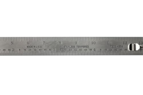 PEC Tools 6" Pocket Rule, Inch & mm, Metric Equivalent Chart on Back, 10pcs - color: Metric Equivalent Chart, size: 10