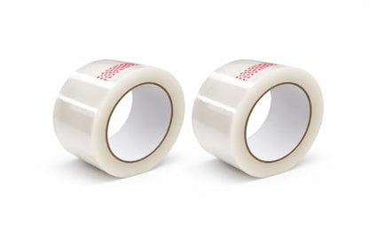 Ultra Strong Packing Tape 2.0 Mil – Clear Moving & Shipping Tape,100 Yards (300 ft) per Roll, 200 Total Yards, Heavy Duty Adhesive, 2 Rolls Pack for Boxes & Storage