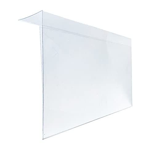 Sign Holder, Floor Stack Case Vinyl, w/Lip Clear 11W 8.5H - 25 Pack - size: 25 Pack
