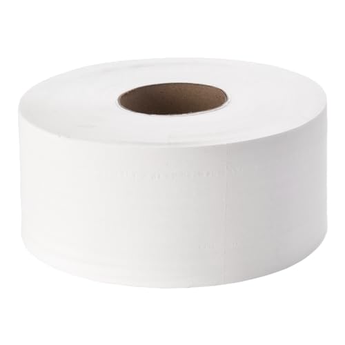 EZbrnd Premium Commercial 2-Ply 9" Jumbo Roll Tissue, BathroomToilet Paper, Standard 3" Core/Septic Safe/Unscented, 12 Rolls x 1000ft per roll - style: Refill
