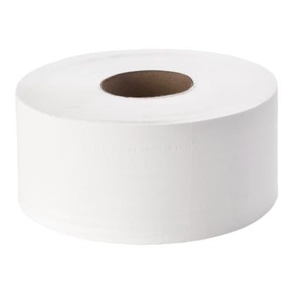 EZbrnd Premium Commercial 2-Ply 9" Jumbo Roll Tissue, BathroomToilet Paper, Standard 3" Core/Septic Safe/Unscented, 12 Rolls x 1000ft per roll - style: Refill