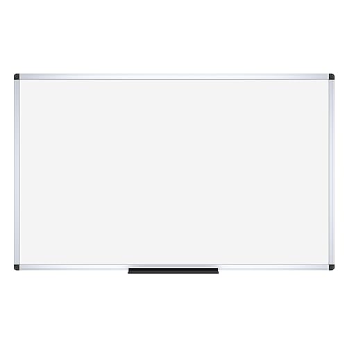 VIZ-PRO Large Dry Erase Board/Wall Mounted Whiteboard, 72 x 48 Inches - size: 72"W x 48"H