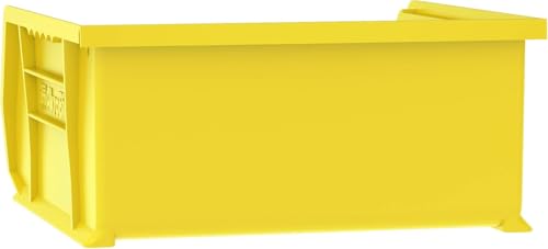 Akro-Mils 30235 AkroBins Plastic Storage Bins, 11"x11"x5", Yellow, 6-Pack - color: Yellow