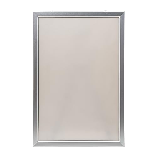 LED Movie Poster Frame 27 x 40, Wall Mounted Poster Frame LED Light Box Backlit Movie Lightbox Theater Advertising Display Cinema Snap Light Box for Film Exhibitions, Advertisements, Sign - color: Silver, size: 27" x 40"