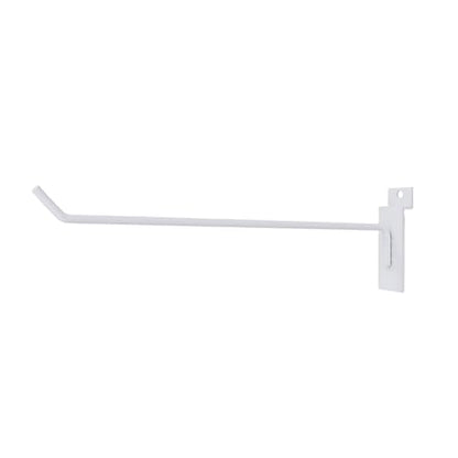 25Pcs 10 Inch Heavy Duty Slatwall Hooks Accessories White - color: White, size: 10 Inch