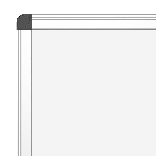 VIZ-PRO Large Dry Erase Board/Wall Mounted Whiteboard, 72 x 48 Inches - size: 72"W x 48"H