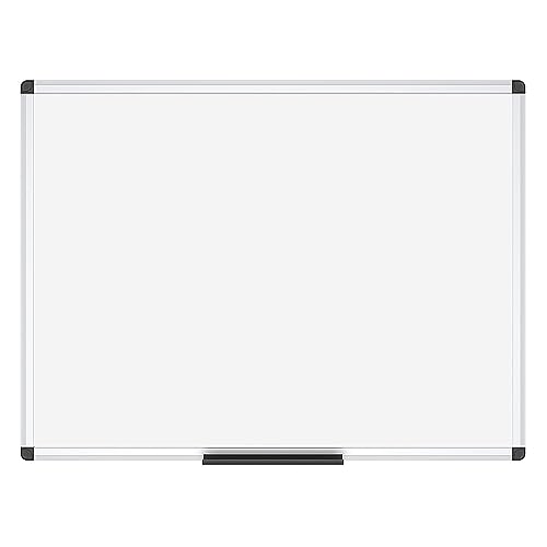 VIZ-PRO Dry Erase Board/Wall Mounted Whiteboard, 36 x 24 Inches - size: 36"W x 24"H