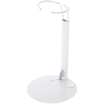 Plymor DSP-60W White Adjustable Doll Stand, Pack of 6 - color: White