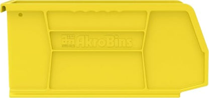 Akro-Mils 30237 AkroBins Plastic Storage Bins, 9"x6"x5", Yellow, 12-Pack - color: Yellow
