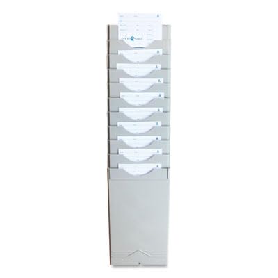 Pyramid Time Systems - 400-10 Time Card Rack, 10 Pockets