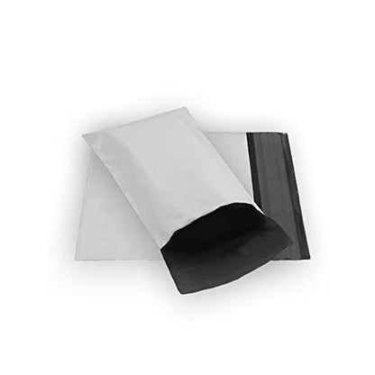 100 EcoSwift 4 x 6 White Small Poly Mailer Size #00 Self Sealing Envelopes Plastic Shipping Mailing Bags 4x6 2.35 mil - size: 4x6