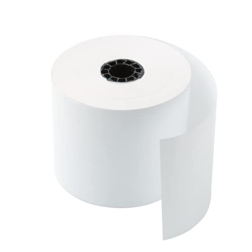 Office Depot 1-Ply Paper Rolls, 3in. x 128ft., White, Pack Of 10, 109023
