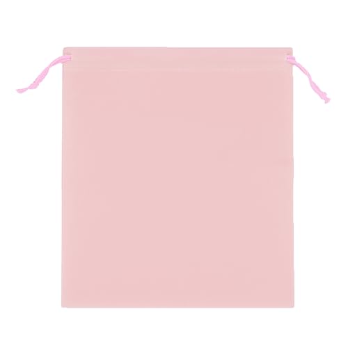 Mandala Crafts 14x14 Dusty Rose Jewelry Gifts Favors Velvet Drawstring Bags - color: Dusty Rose 14X14 Inches, size: 1 Count (Pack of 10)