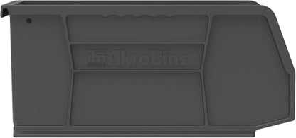 Akro-Mils 30237 AkroBins Plastic Storage Bins, 9"x6"x5", Black, 12-Pack - color: Black