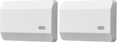 Newhouse Hardware CHM3D Door Chime,White,(Pack of 2) - size: 2 Pack, style: Modern Design, Textured Finish