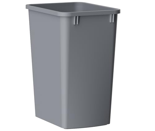 ROOMTEC Lightweight and Durable Slim Trash Can,35QT Kitchen Trash Can,1 PCS - color: Grey, style: 1PACK