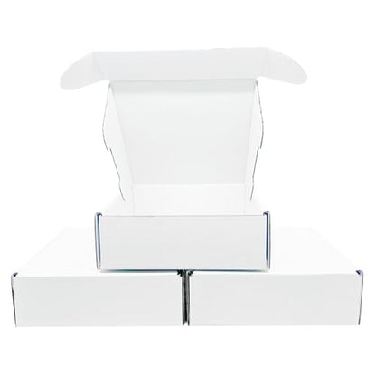6x6x2 Inches White Corrugated Cardboard Shipping Boxes Set of 2 - size: 6x6x2 inch 2 Pack