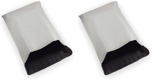 5 EcoSwift 19 x 24 White Poly Mailers Size #8 Self Sealing Bulk Packaging Materials Shipping Supplies Envelopes Bags 19 inches by 24 inches (Pack of 2) - size: 19x24 (Pack of 2)