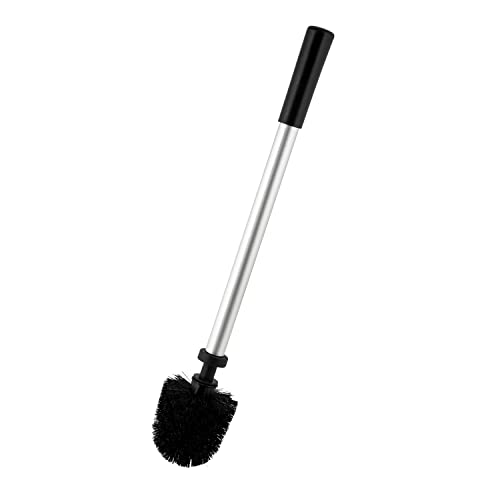 Bath Bliss 2-in-1 Toilet Brush and Plunger Set in Stainless Steel - size: 8.66" x 5.12" x 18.9"