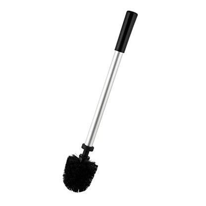Bath Bliss 2-in-1 Toilet Brush and Plunger Set in Stainless Steel - size: 8.66" x 5.12" x 18.9"