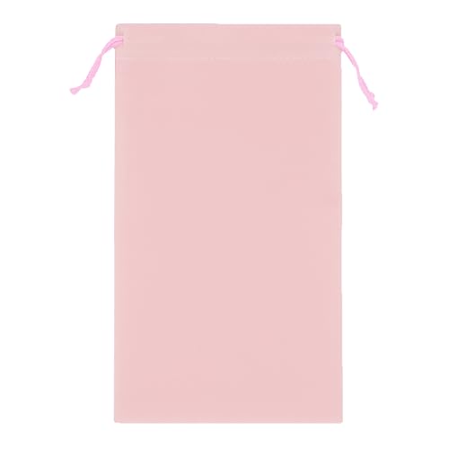 Mandala Crafts 8x17 Dusty Rose Velvet Drawstring Bags for Shoe Dusting Bags - color: Dusty Rose 8X17 Inches, size: 1 Count (Pack of 10)