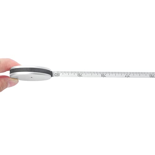 Small Tape Measure, Mini Retractable Dual Sided 80 Inch/2 M Measuring Tape - style: Round