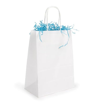 ClearBags Paper Merchandise Handle Bags (White, 8 1/4 x 4 5/16 x 10 5/8) - color: White, size: 8 1/4 x 4 5/16 x 10 5/8