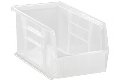 HE HUDSON EXCHANGE 11" x 5.5" x 5" Plastic Stackable Storage Bin, Clear - color: Clear, size: 1 Pack