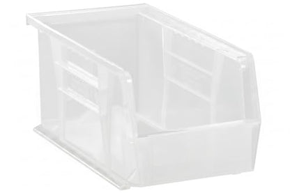 HE HUDSON EXCHANGE 11" x 5.5" x 5" Plastic Stackable Storage Bin, Clear - color: Clear, size: 1 Pack