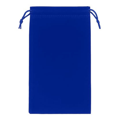 Mandala Crafts 8x17 Royal Blue Velvet Drawstring Bags for Shoe Dusting Bags - color: Royal Blue 8X17 Inches, size: 1 Count (Pack of 10)