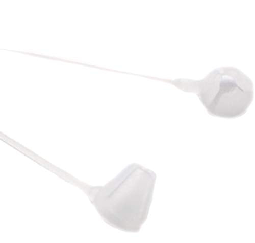 1000pcs 3 Inch 8CM White Snap Lock Pins Security Loop Price Tag Fastener Plastic Tag Ties for Craft Shows