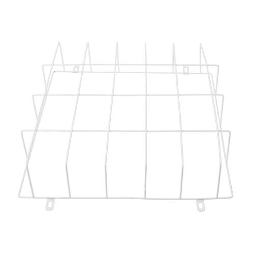 Alasum Wire Guard for Exit Sign Emergency Light Steel Wire Mesh for Exit Signs Wall Mounted Emergency Protective Cover Safety Guard 11.81 X 11.81 X 2.83 in White