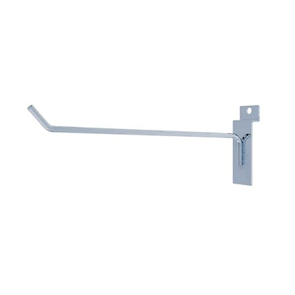 8'' Slatwall Panel Hooks Chrome, 25pcs Heavy Duty Slatwall Hook - color: Chrome, size: 8 Inch