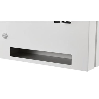 Global Industrial Feminine Hygiene Dispenser, Free Vending, 15"Wx5"Dx25.5"H